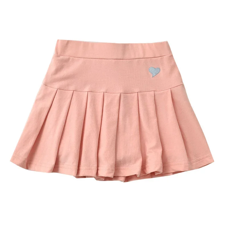 children\'s summer dress with safety pants thin skirts for children Girls new versatile pleated skirt pants