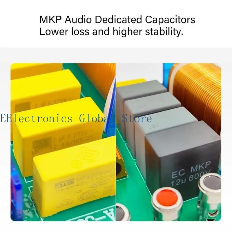 462B 1000W Stage Speaker With 2 Frequency One High Two Low Frequency Divider 3 Way Speaker Crossover for KTV Stage Speaker