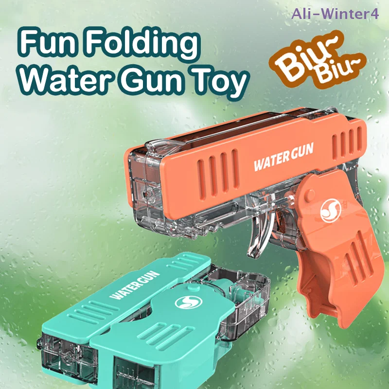 

【Winter4】Летний водный пистолет, пляжная игрушка, креативный складной водный пистолет, детский водный пистолет, мини-распылитель воды для улицы, подарки