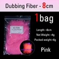 1 paquete rosa de 8 cm