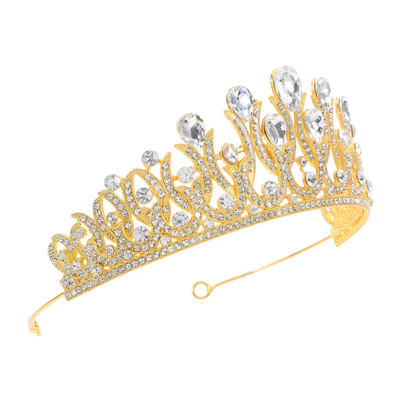 

Bridal Crown Hair Accessories Bride to Be Headband Rhinestone Headpiece Crowns for Wedding Girl