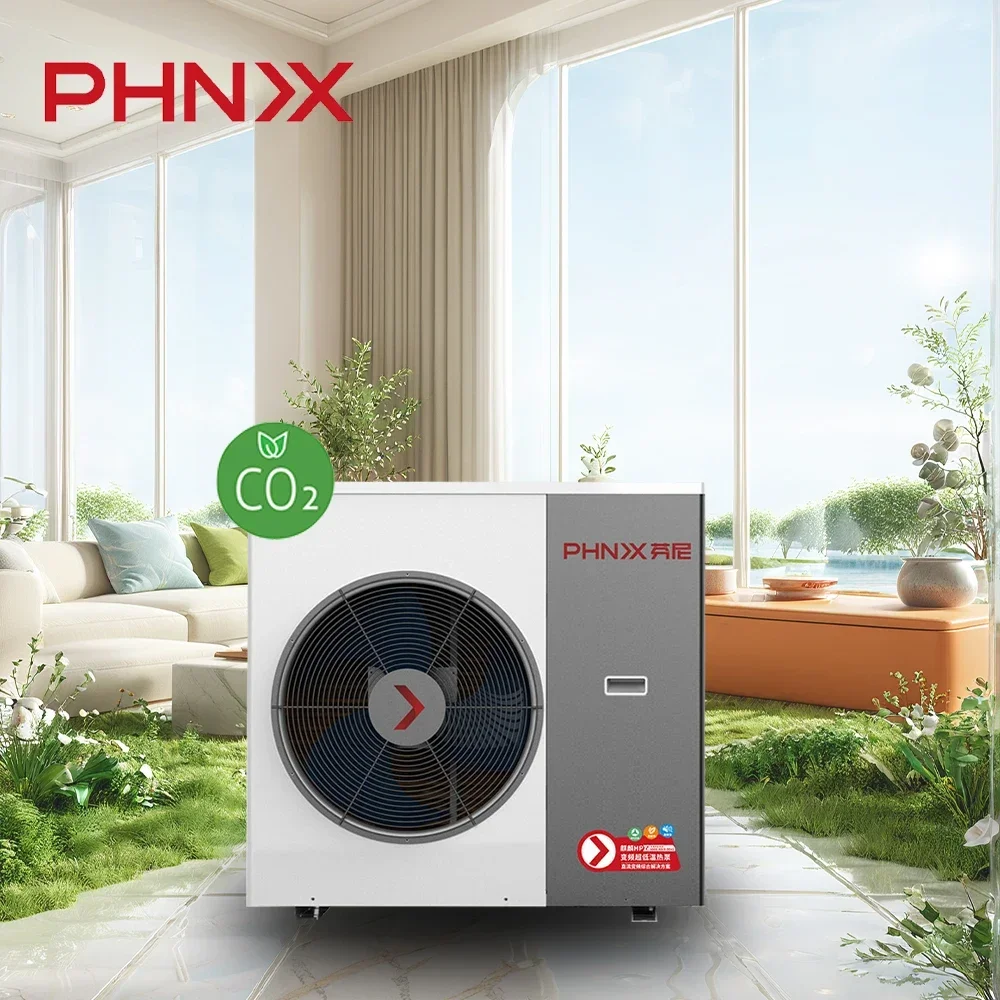 NUEVA Bomba de Calor PHNIX -30C R410A, Bomba de Calor de Agua Evi China, Bomba de Calor Aire-Agua Inverter de 10kW, 20kW, 14kW