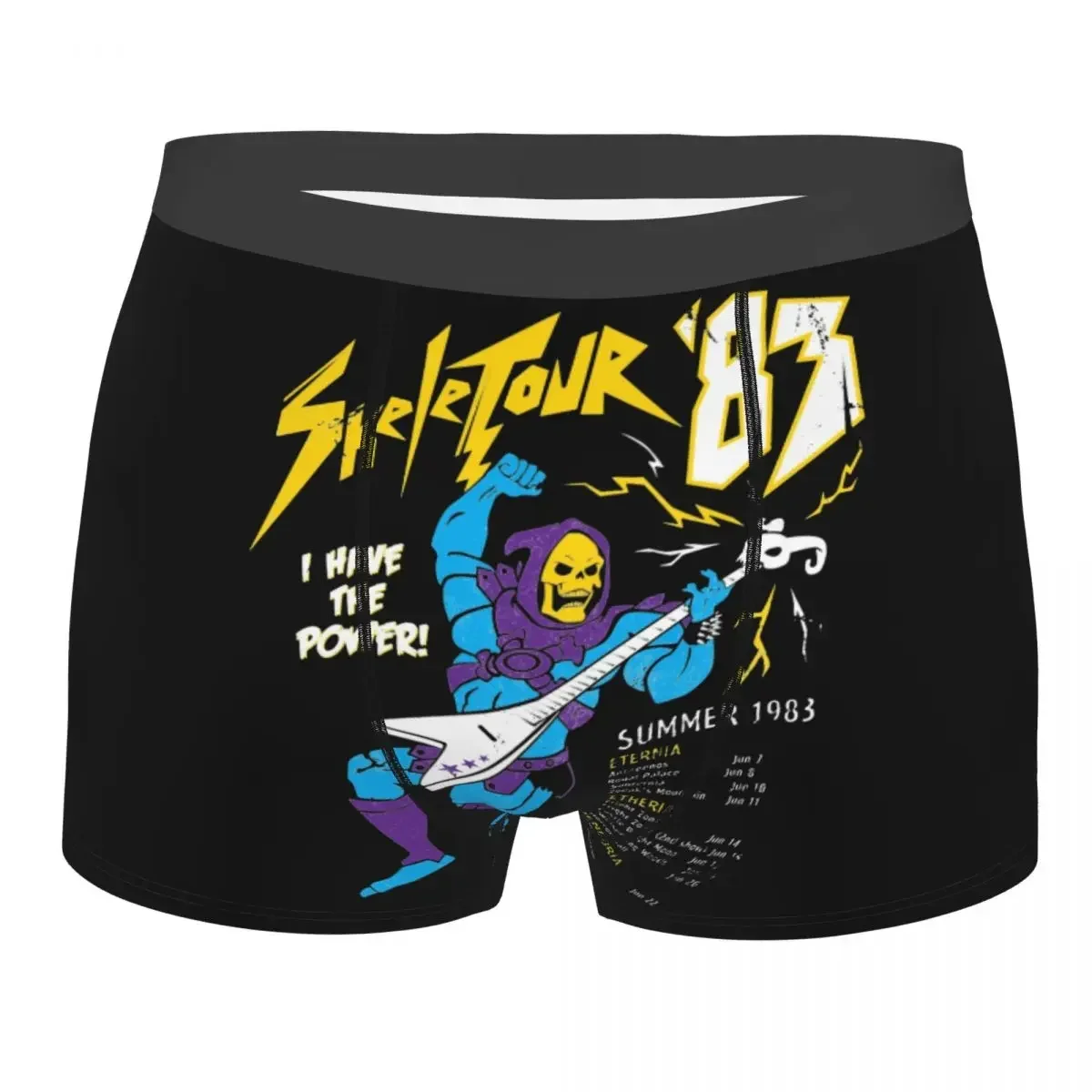 

Skeletour 83 Men's Underwear He-Man and the Masters of the Universe Boxer Briefs Shorts Panties Humor Soft Underpants for Homme