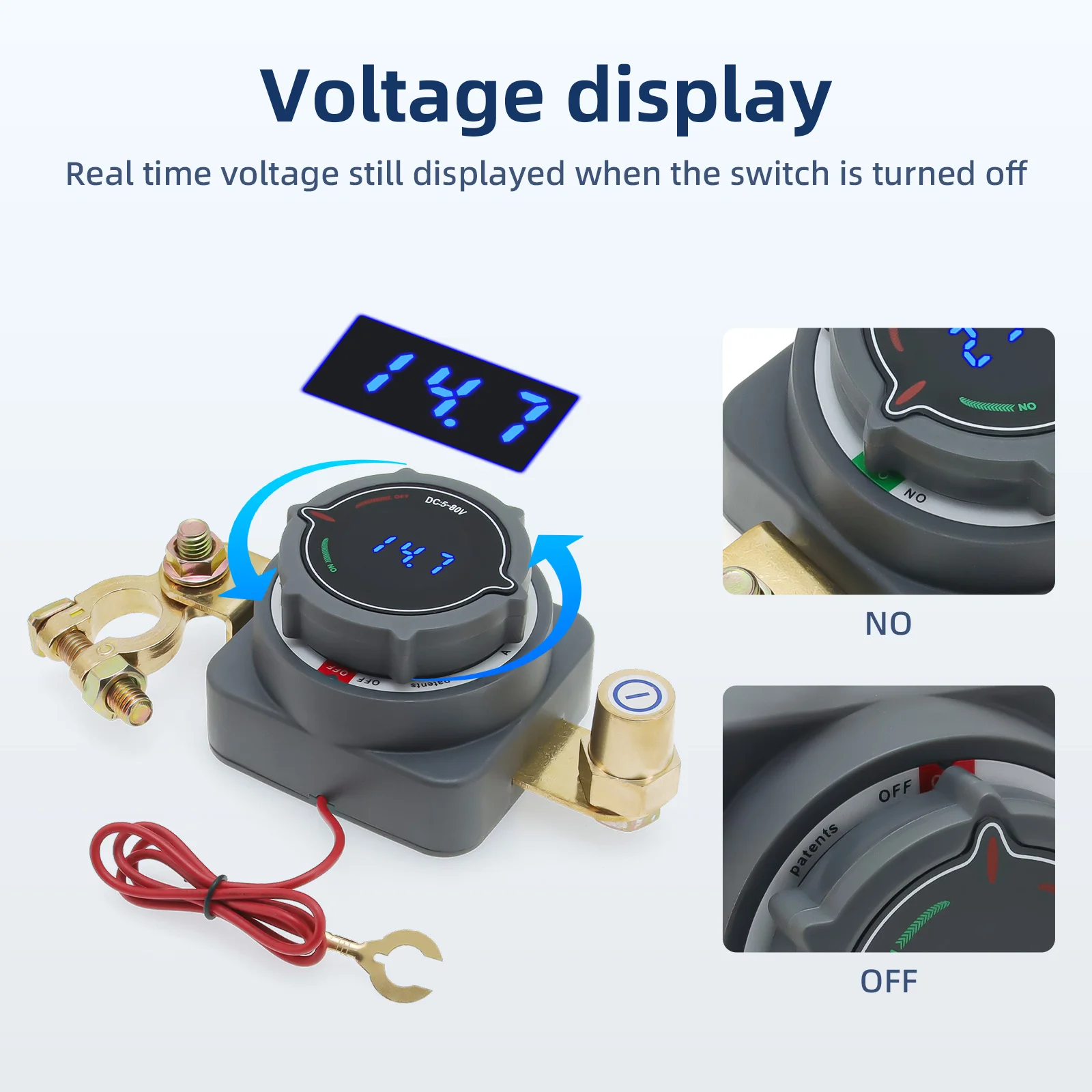 

Разъединитель аккумулятора 12-48 В, морской аккумулятор 300 А, латунный переключатель постоянного тока 5-80 В, включение и выключение, выключатель питания для лодки, автофургона, грузовика, прицепа