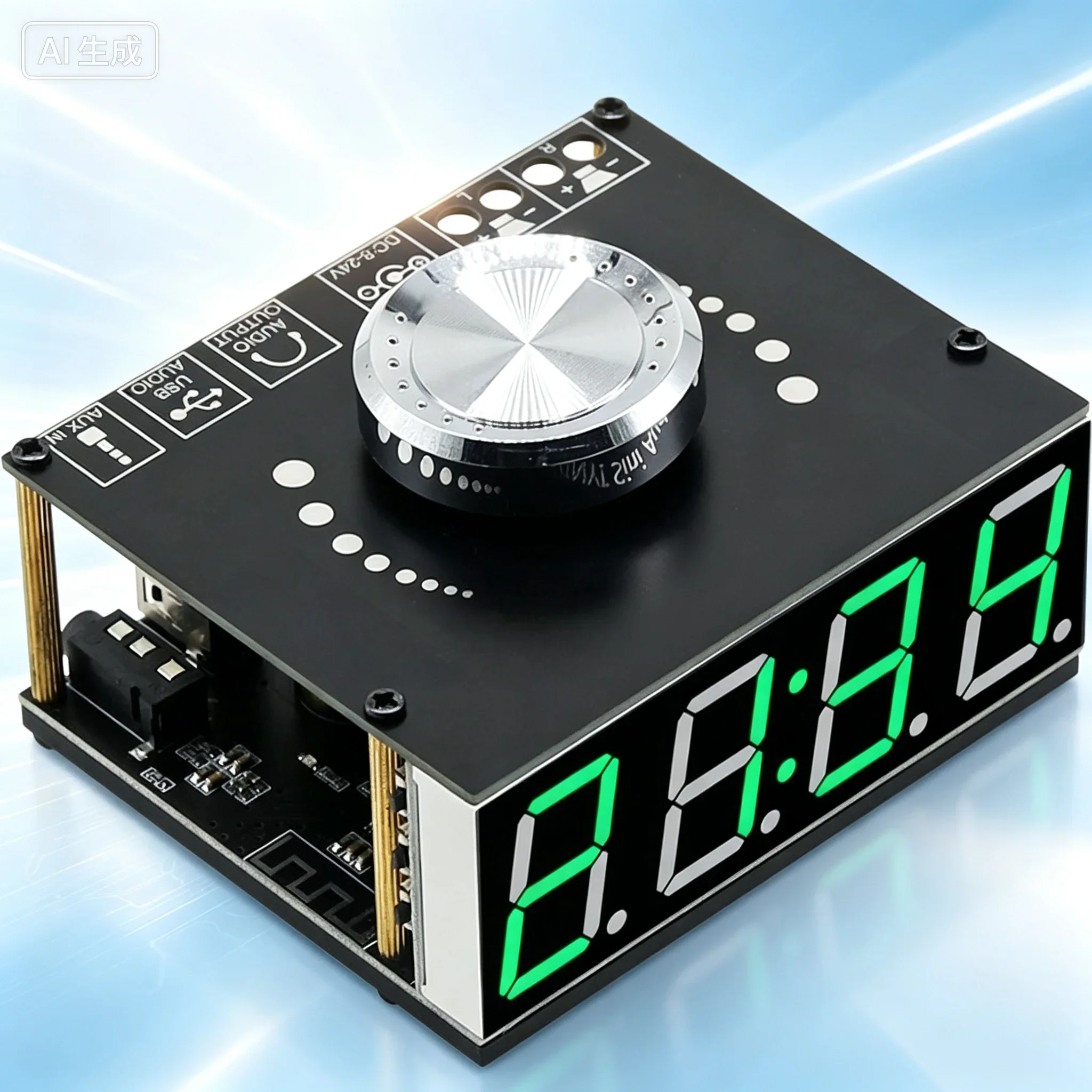 Stereo Bluetooth 5.0 Digital Amplifier Board for WIFI Timing Clock DIY Speaker Mainboard, TPA3116D2 Chip