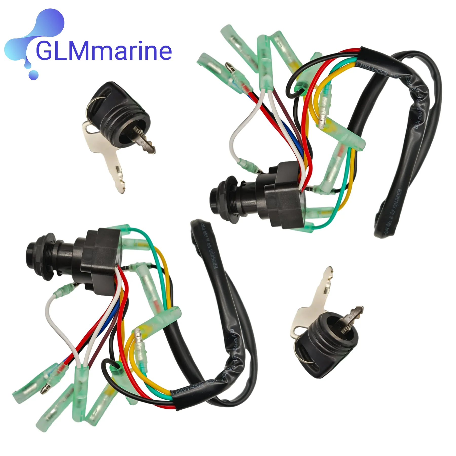 2 Set 703-82510-43 Ignition Switch Key Assy 703-82510 for YAMAHA Boat Outboard Engine Control Box 703-82510-43-00 703-82510-42 image 5