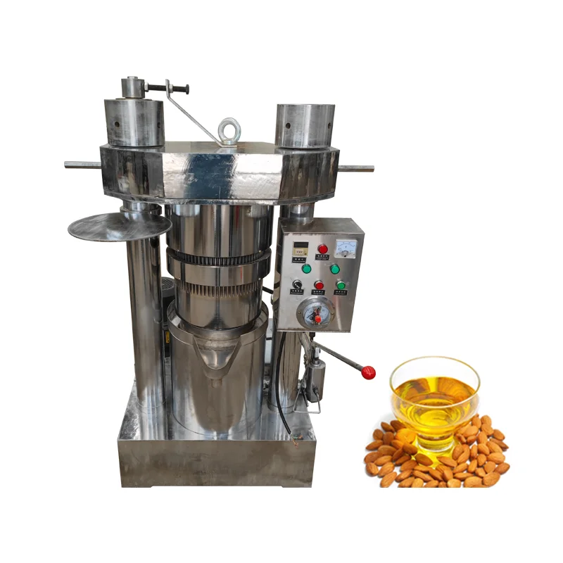 Oil press fully automatic hydraulic oil press workshop special peanut sesame oil press machine