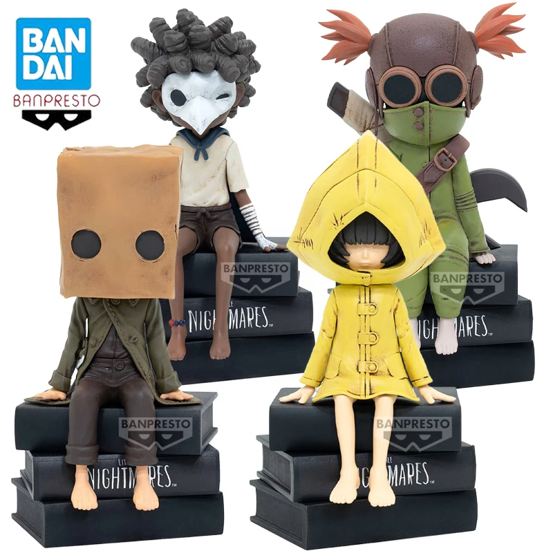 

Original Bandai BANPRESTO Little Nightmares MONO Little Six Low Alone Anime Figure Model Doll Ornament Collectible Toy Gifts