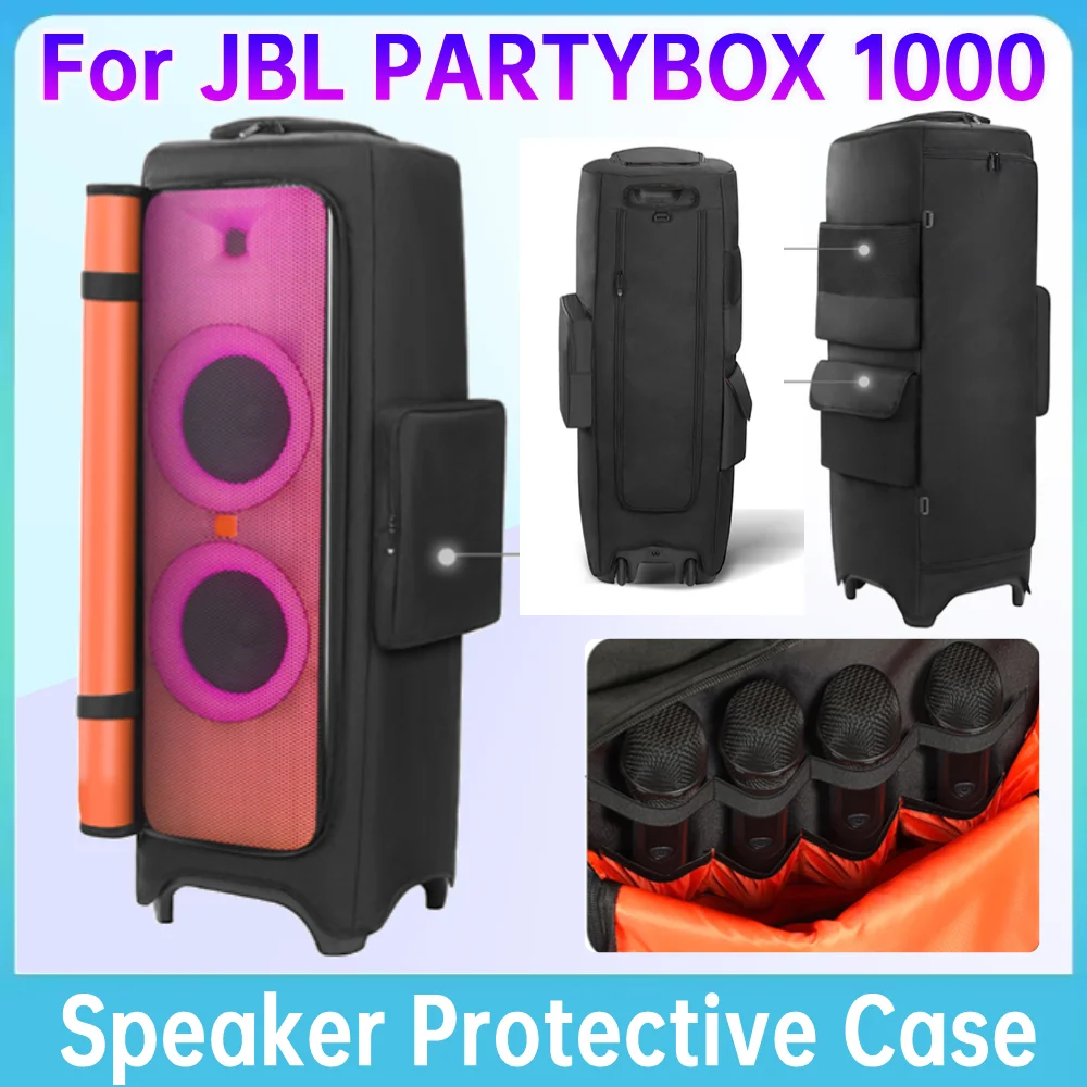 

Пылезащитный чехол для динамика, застежка-молния, пылезащитный чехол для динамика для вечеринок, износостойкий мягкий защитный чехол для динамика для JBL PARTYBOX 1000, сумка