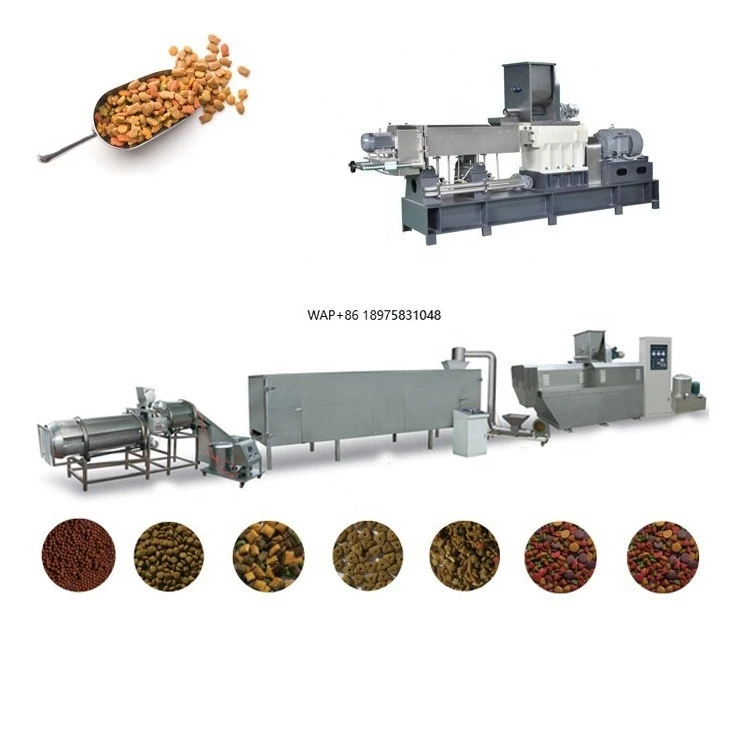 Floating fish feed machine fish feed production line large capacity fish processing machine hot sale