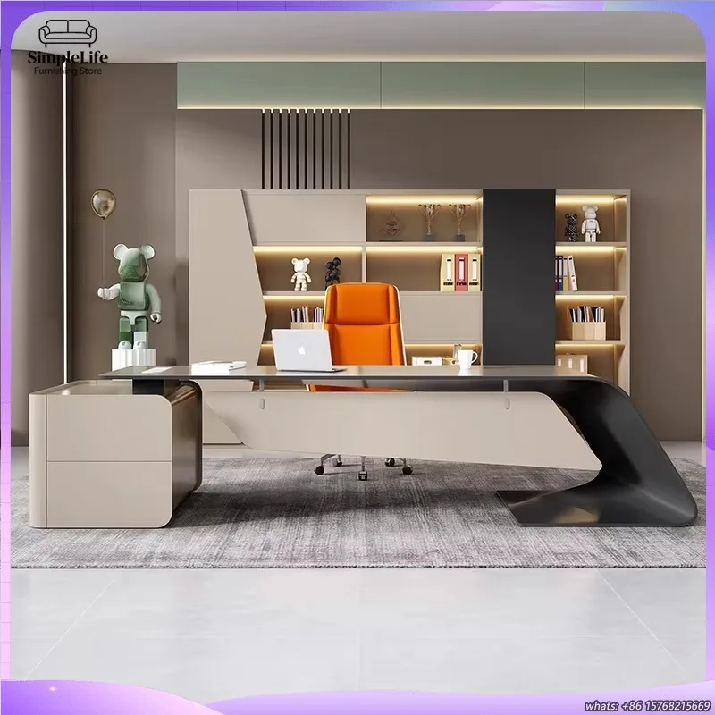 

Современный офисный стол L-образной формы для врачей и специалистов, из МДФ, эргономичная компьютерная рабочая станция с кабель-менеджментом