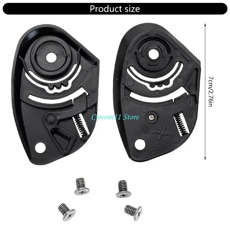 Y1ub Helmets Lens Agens Clip Shield Final Fixing Base for Kyt Half Face Celmets