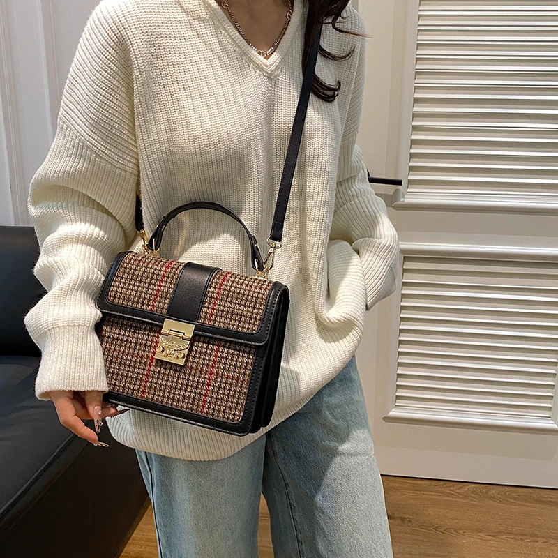 

Elegant Women Leather Luxury Fashion Classic Designer Crossbody Tote Shoulder Bag Handbag For Daily Trendy Comfort