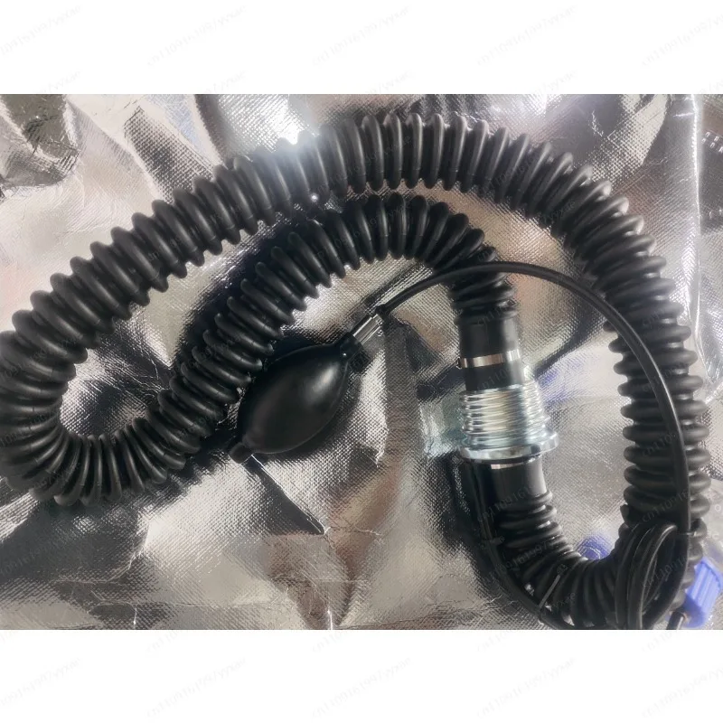 Metal Catheter Connector & Tracheal Rubber Tube Assembly