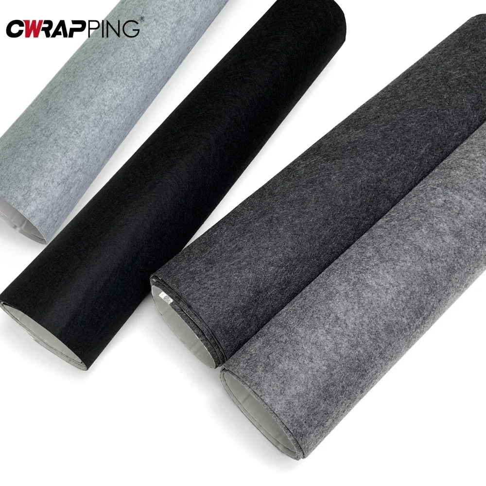 Car Self Adhesive Felt Universal Trimmable Auto Interior Carpet Protective Felt Furniture Cat Scratching Board Car Accessories