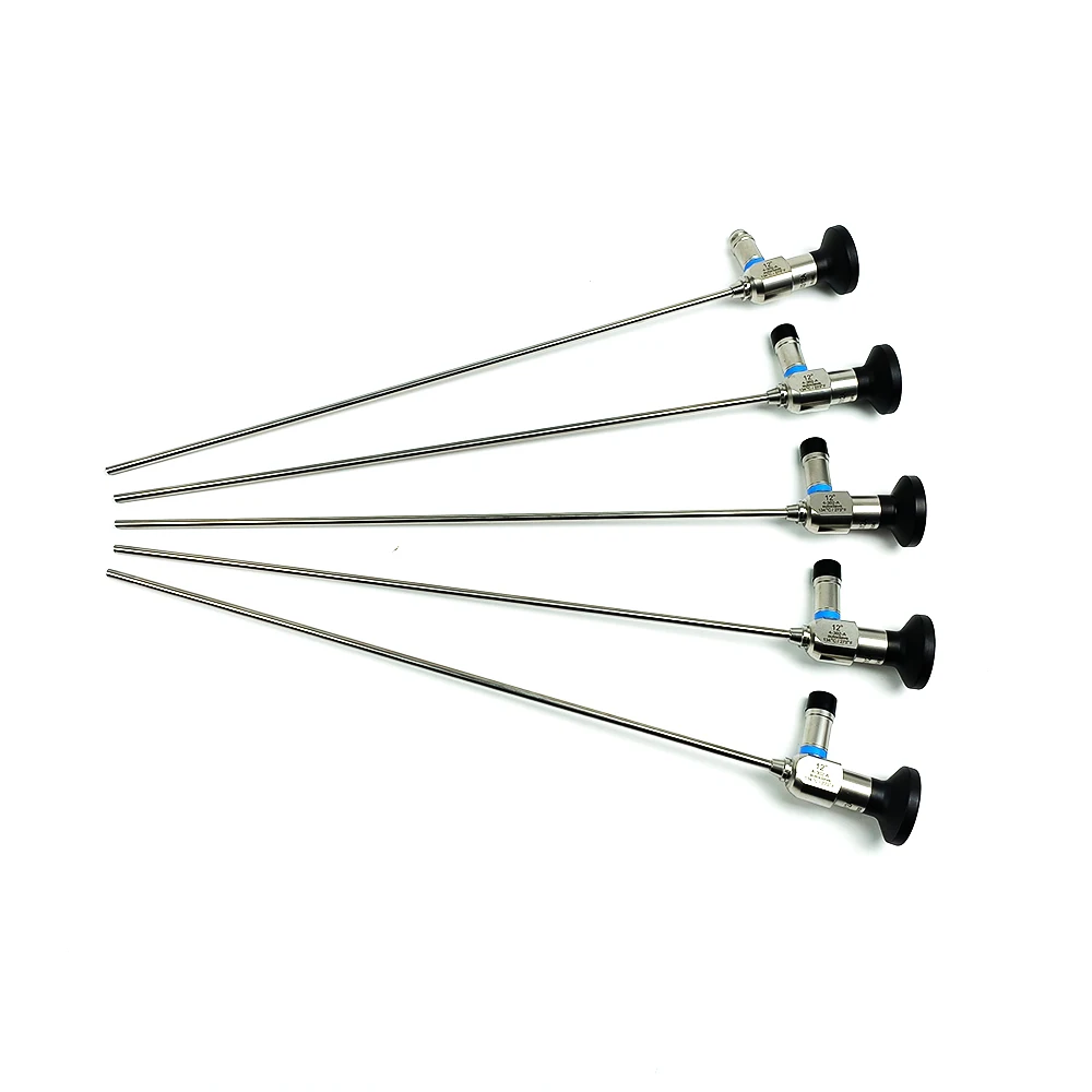 Urology 2.7mm/2.9mm/3.0mm/4mm Rigid Endoscope Cystoscope with Forceps Scissors Single/Double Channel Bridge