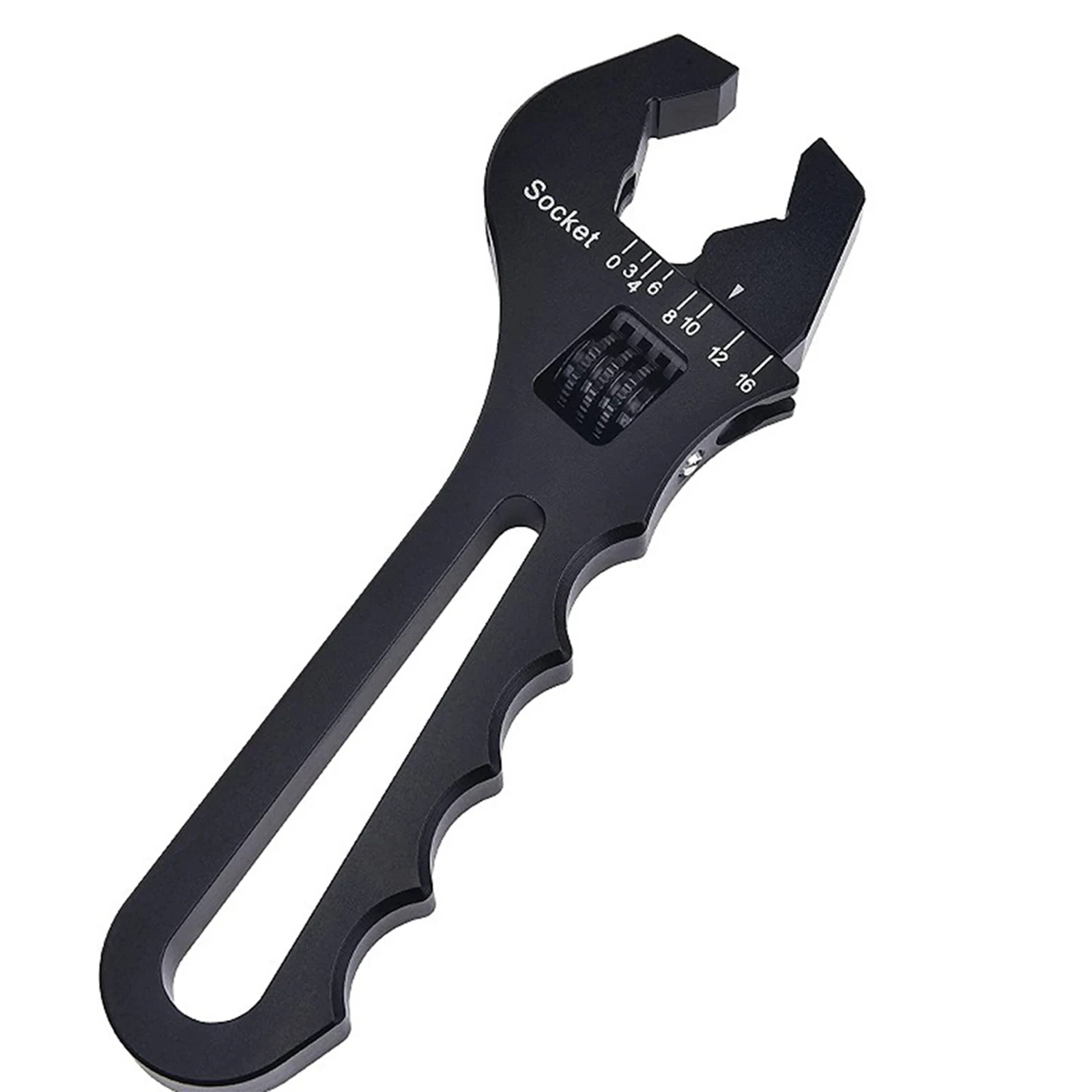 

Adjustable AN 3 4 6 8 10 12 Aluminum Wrench Hose Fitting Tool Aluminum Spanner AN3-AN12 Black Wrench Hand Tools