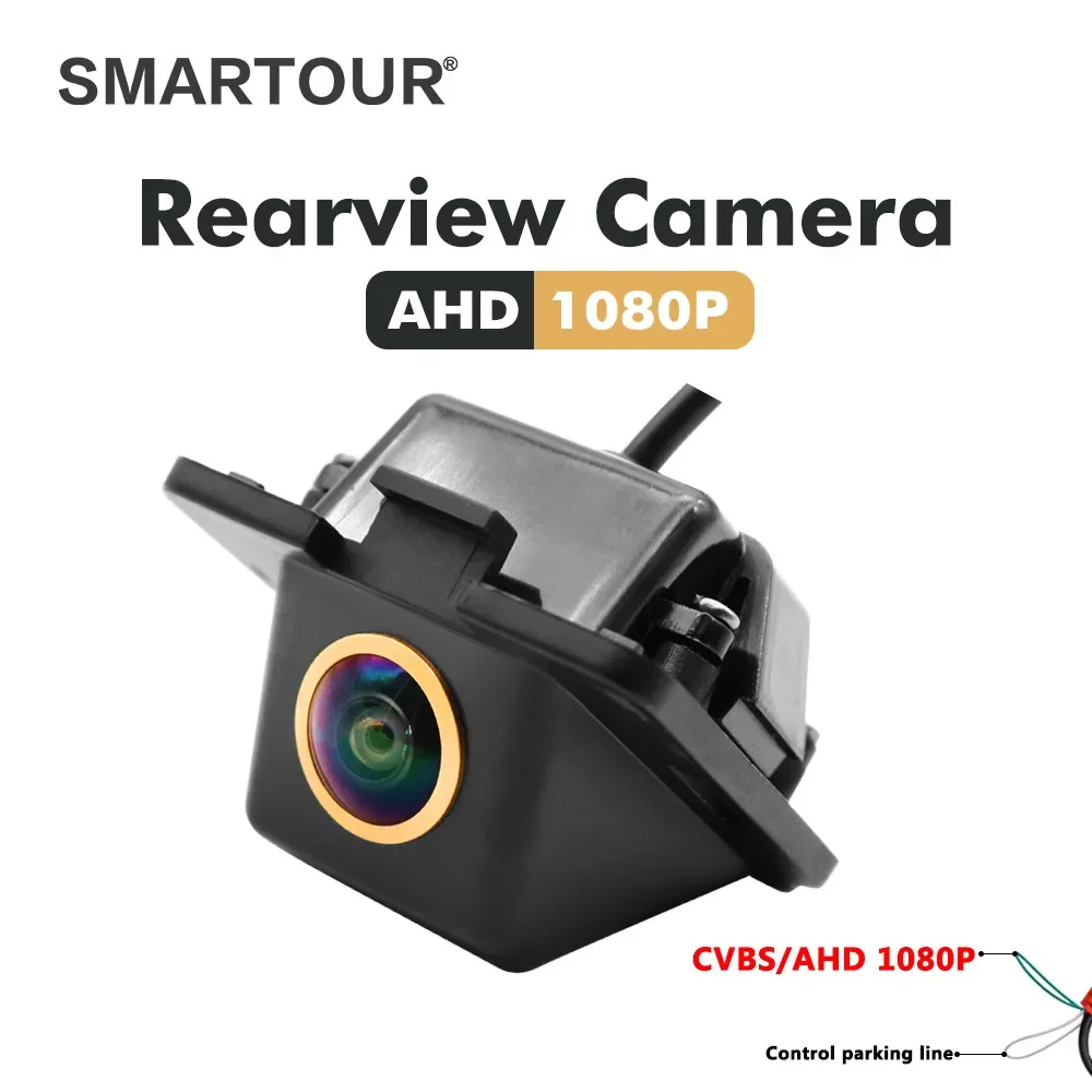 

SMARTOUR 180 Degree AHD 1080P Vehicle Rear View Camera for Mitsubishi Outlander XL Outlander Citroen C-Crosser Peugeot 4007