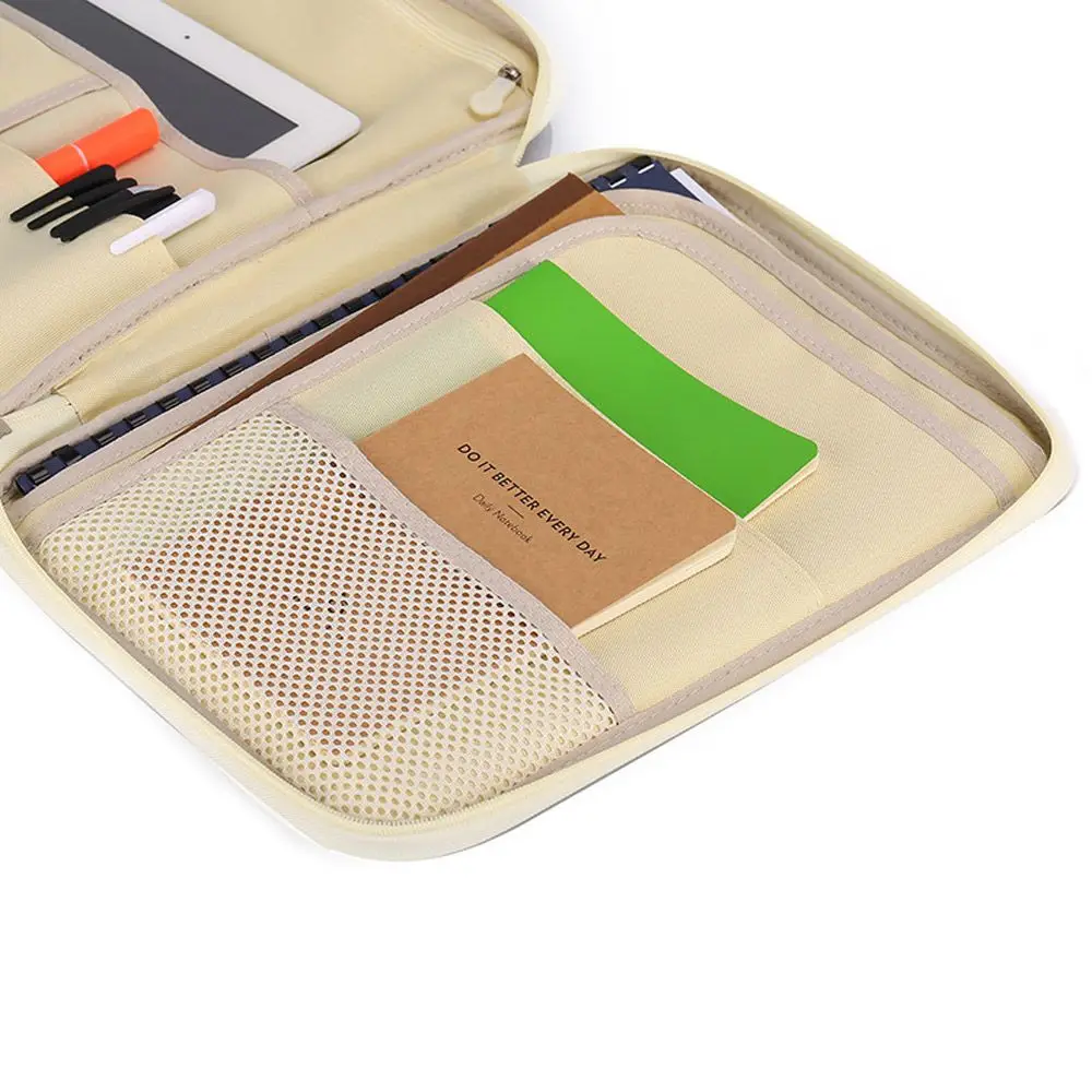 Travel Zipped File Organizer Document Bag Conference Package Portfolio Conference Folder