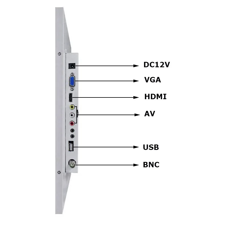15.6 Inch VESA Wall Mounted Open Frame 1920x1080 VGA HDMI LCD Computer Touch Monitor