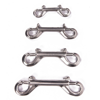 1Pc 65/90/100/115mm Stainless Steel Scuba Diving Double Ended Hook Snap Bolt kit Quick Draw Multifunctional Swimming Accessory