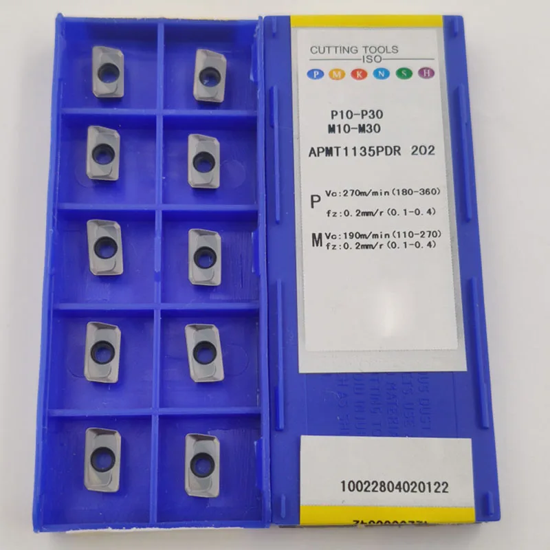 10pcs  APMT 1135 APMT1135PDR APMT 1135PDR APMT1135PDR 202 CNC Carbide Inserts