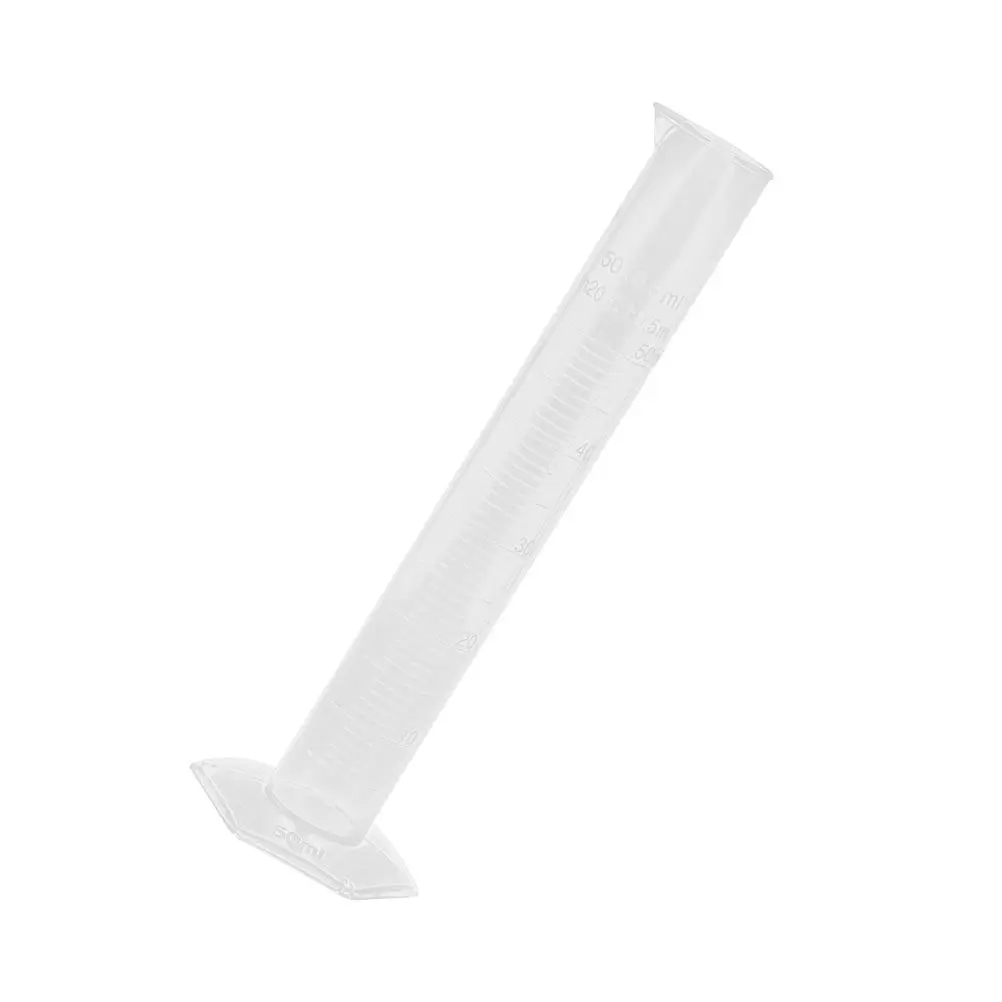 

1Pcs Graduated Measuring Cylinder Plastic Thickened Stable Base Accurate Scale for Laboratory School Research Chemistry