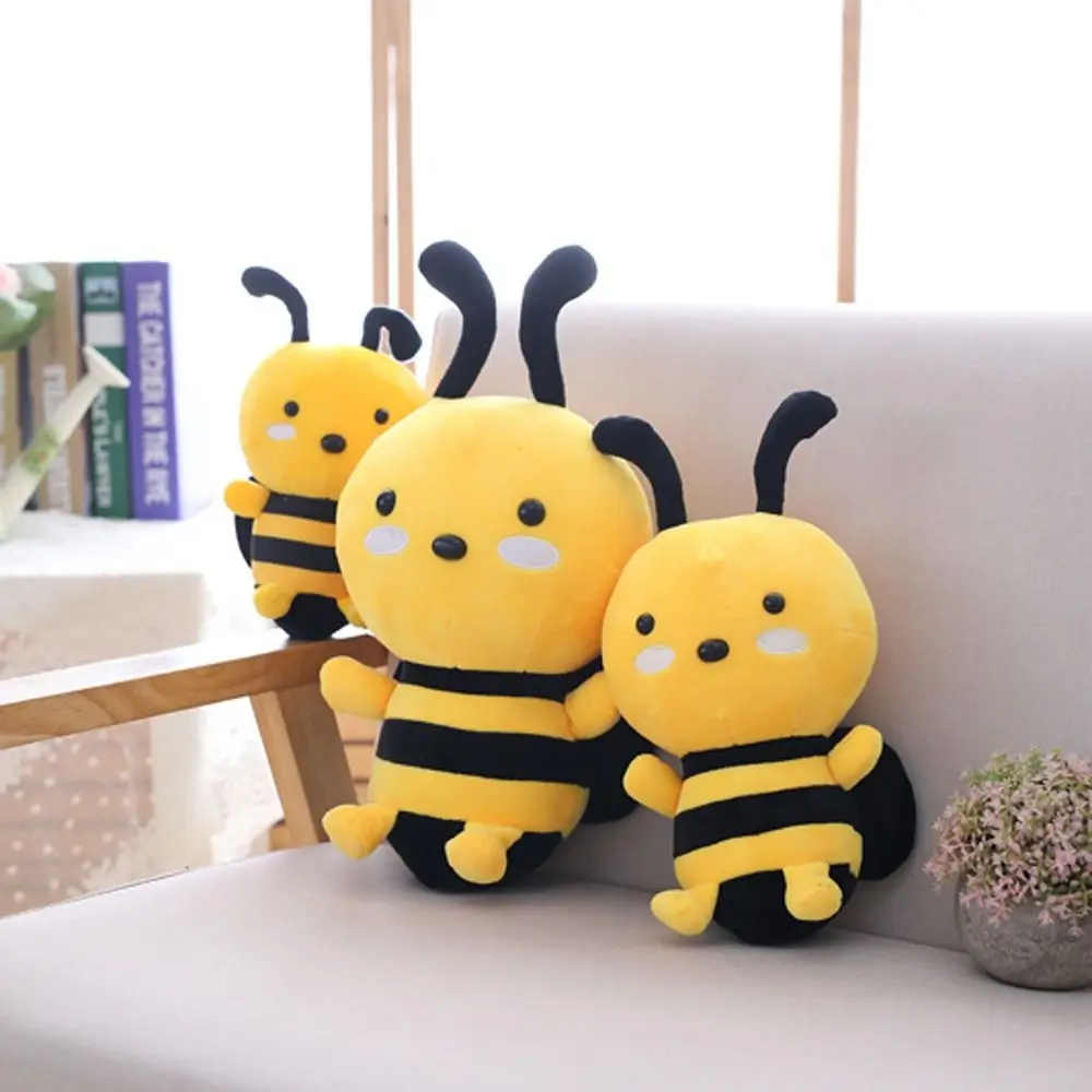 Cadeau pour enfants oreiller de sommeil oreiller doux jouet en peluche insecte en peluche poupée d'insecte petite abeille poupée en peluche petite abeille jouets en peluche