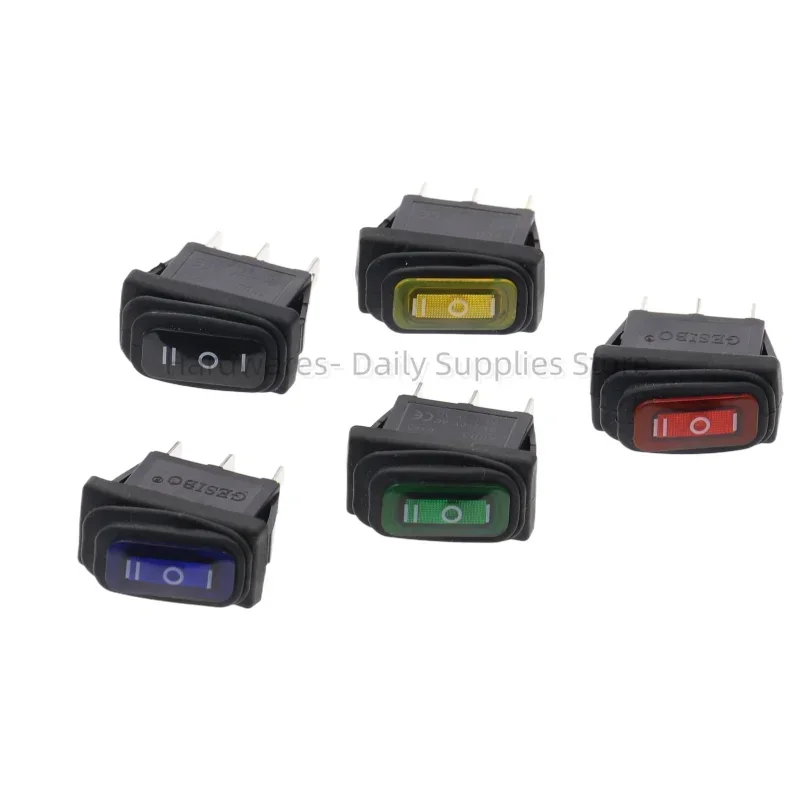 KCD3 Waterproof Rocker Switch ON-OFF-ON 3Pin,3 Position,Electrical Equipment no Lighting Power,15A 250VAC/20A 125VA