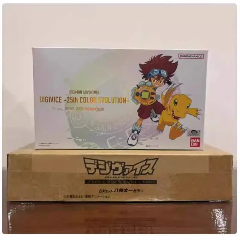Bandai 2025 Original Digimon Adventure 02 Figure Monster Scsa D3 Scsa Gold Machine V-Mon Wormmon Animation Digivice Model Toys
