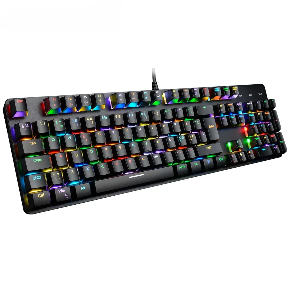 

'Hot Selling RGB Backlit Teclados Silent Mechanical Keyboard With Arabic Layout Computer Keyboard