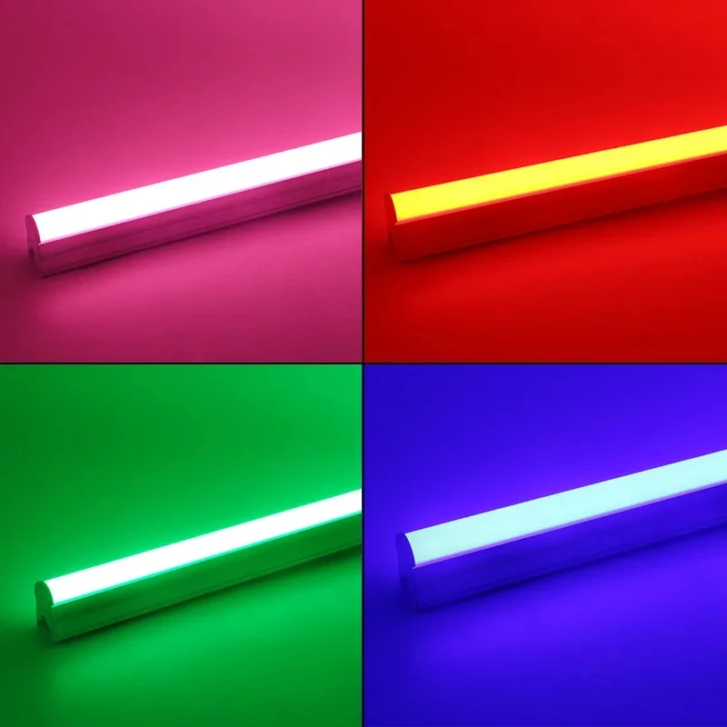 LED color tube T 5 integrated lighting 30 cm 60 cm LED fluorescent tube wall lamp light cold warm white 220V