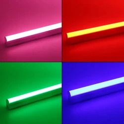 LED color tube T 5 integrated lighting 30 cm 60 cm LED fluorescent tube wall lamp light cold warm white 220V