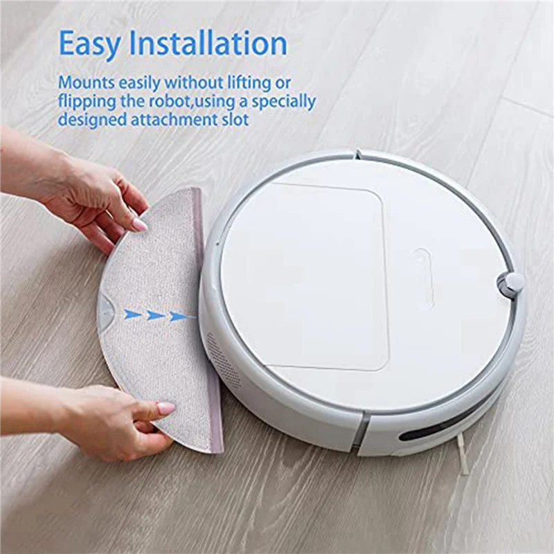 UNCL ممسحة الوسادة 12 حزمة ستوكات ممسحة القماش ل Roborock S6 S6 النقي S6 Maxv S5 ماكس S5 جهاز آلي لتنظيف الأتربة استبدال الممسحة