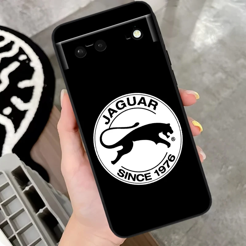 JAGUARS Car Luxury Cool Logo For Google Pixel 9 8 7 6 5 4 A XL 5G Pro Black Phone Case