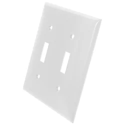 Switch Panel Light Cover Wall Plate Toggle Protector Family Pack PC Double Lamp
