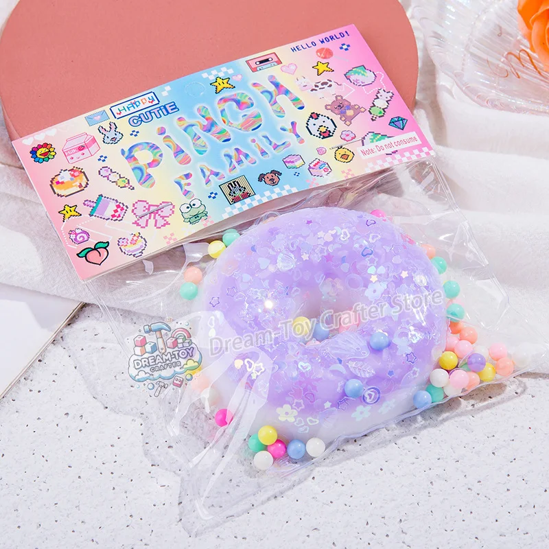 Taba mole mesa donut squeeze brinquedo realista doce brinquedos anti-estresse macio lento rebote descompressão bonito donut brinquedo