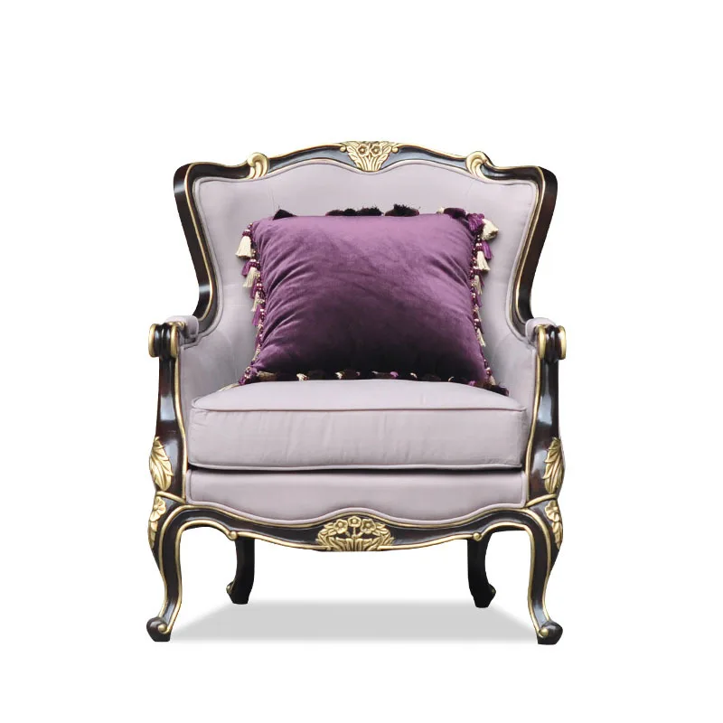 

Back Chair Household Tiger Chair Light Luxury Fabric Sofa Single Chair