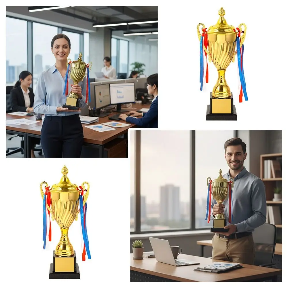

Trophy Metal Trophy Height Trophy With Lid Sports Trophy Gold Cup Creative Competition Award Winner Trophy School Sports Meeting