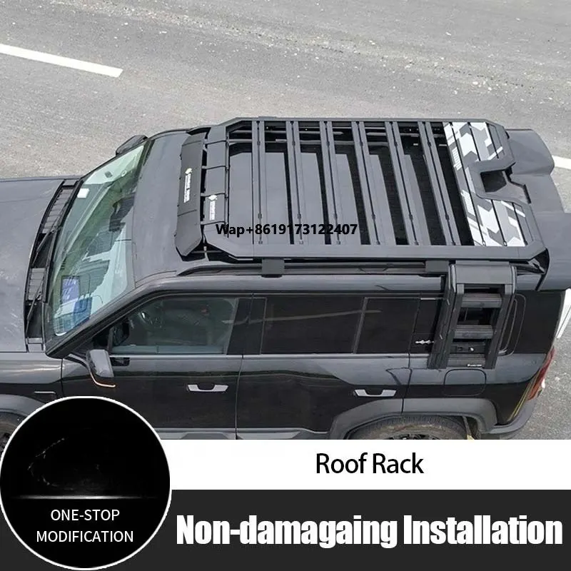 

Upgraded Aluminum Alloy Roof Rack Load Bar Storage Rack Ailita for LEOPARD 5 Accessories