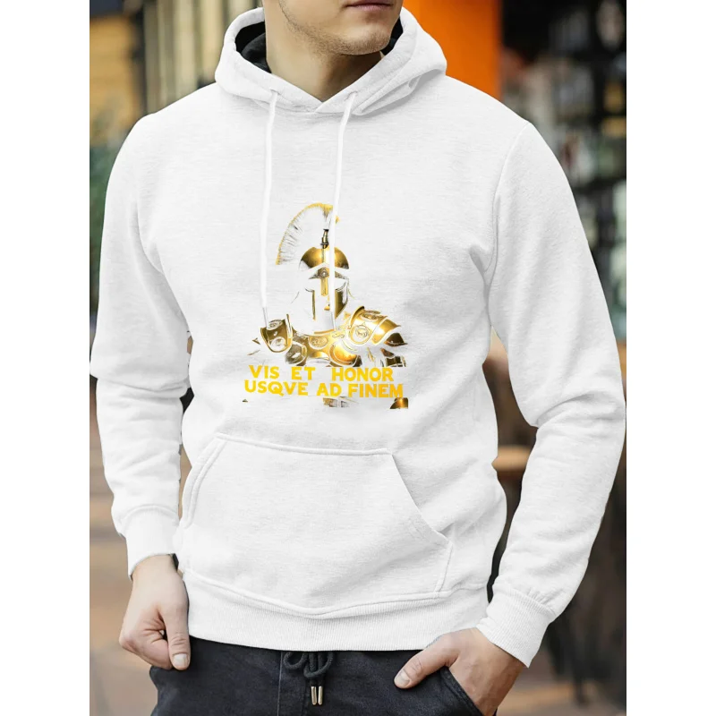Men's Hoodie White …