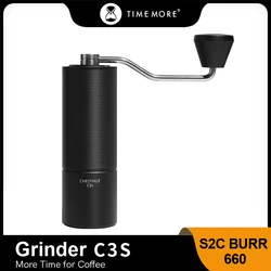 TIMEMORE Store Chestnut C3S Manual Coffee Grinder S2C Burr Inside High Quality Portable Hand Grinder Send Cleaning Brush