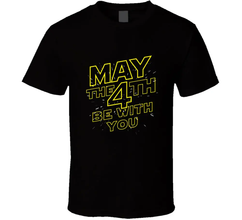 Забавная футболка с карикатурой 4 мая Be With You Wars, новинка, подарок на день рождения