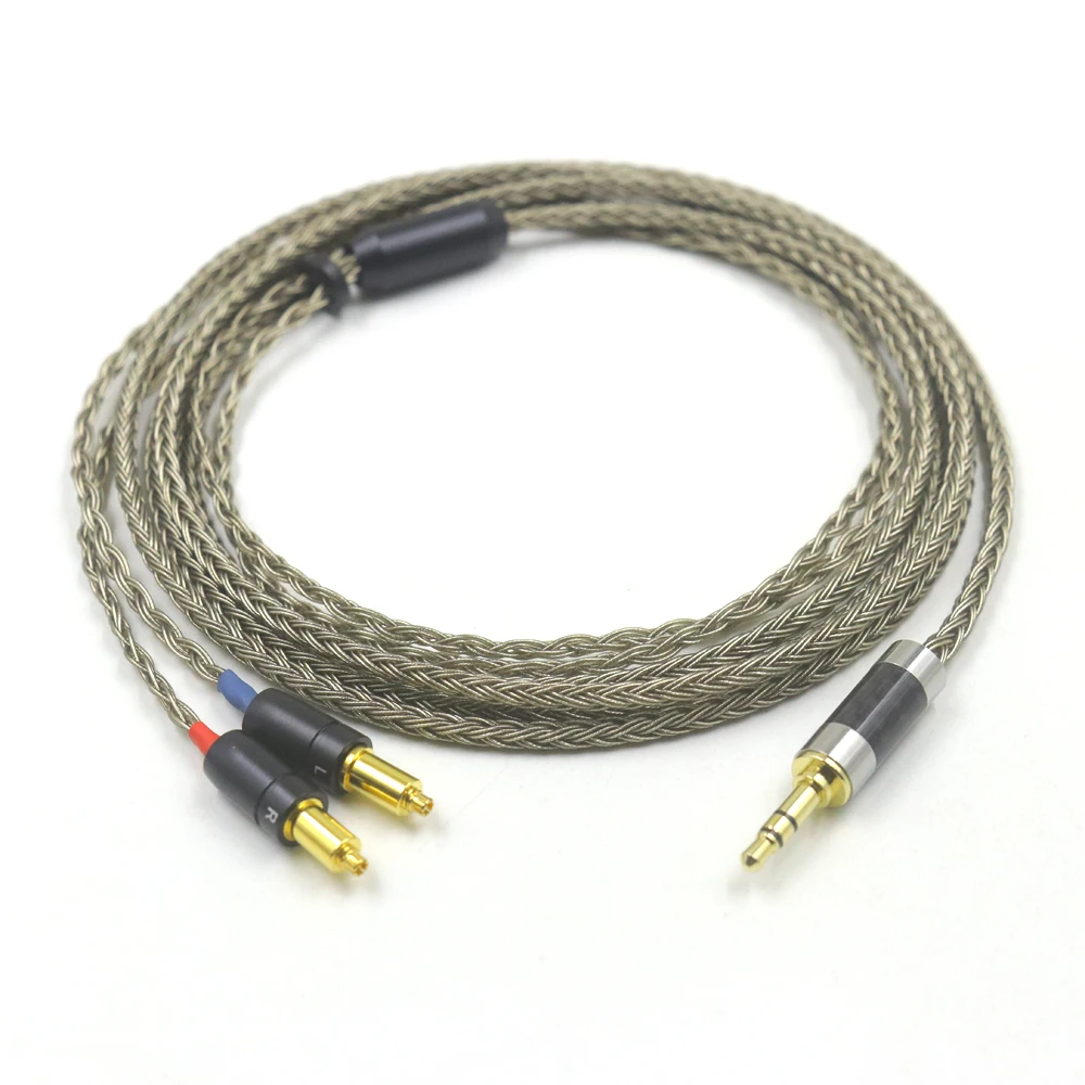 

16 Core 4Pin XLR 4.4 2.5 mm Balanced LITZ 7N OCC Silver Plated Graphene headphone Cable For Shure SRH1540 SRH1840 SRH1440