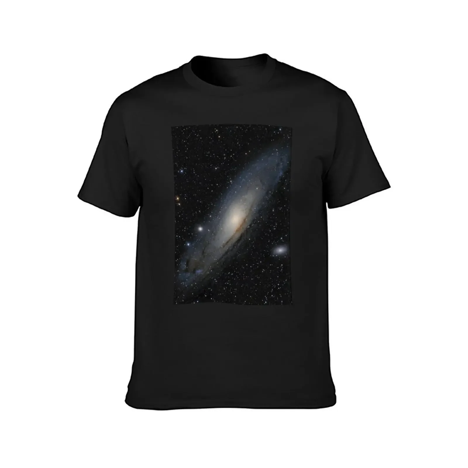 The Andromeda Galaxy in constellation Andromeda T-Shirt summer tops for a boy tshirts for men