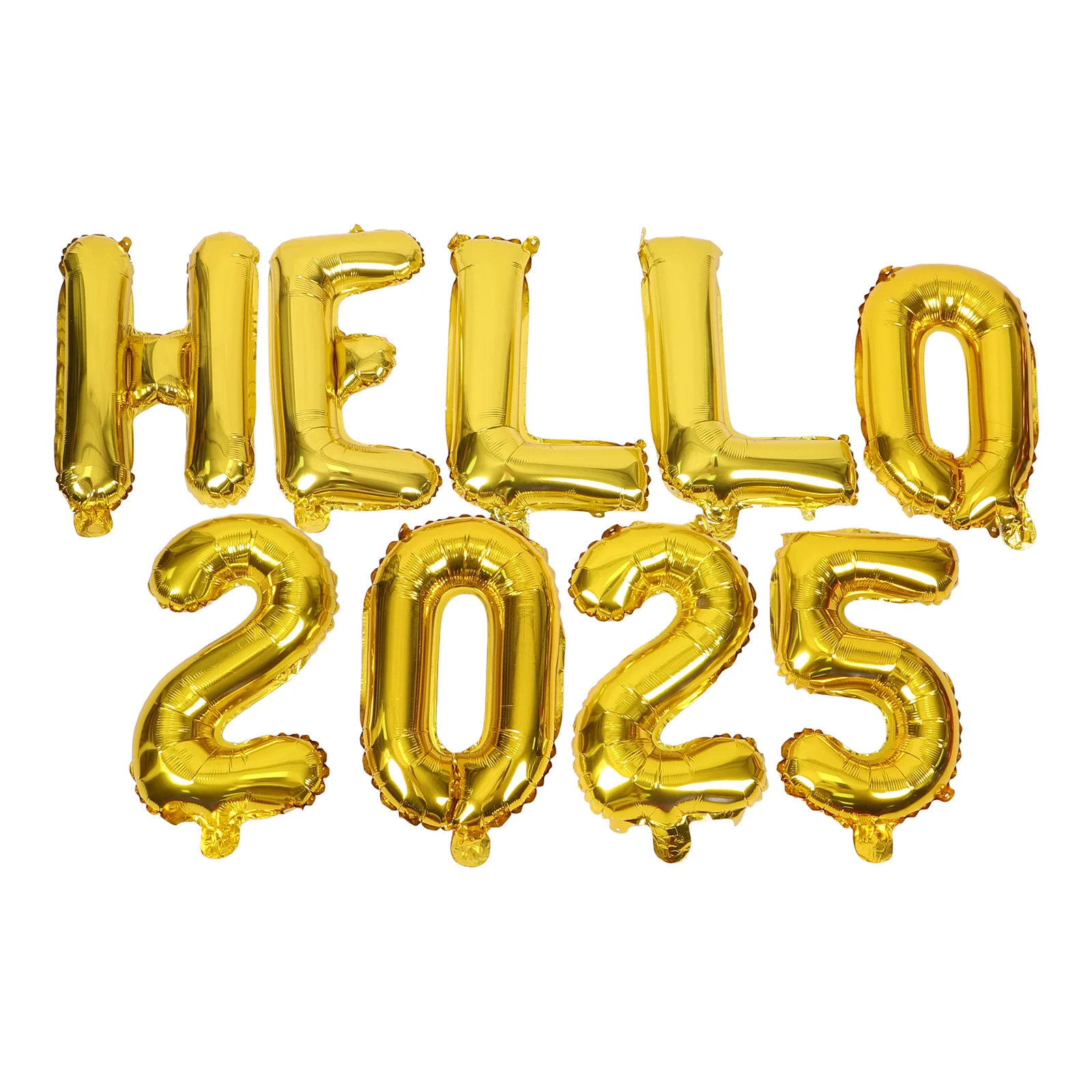 

2025 Balloon New Year for Decoration Party Balloons Graduation Layout Hello Aluminum Film Decorations White