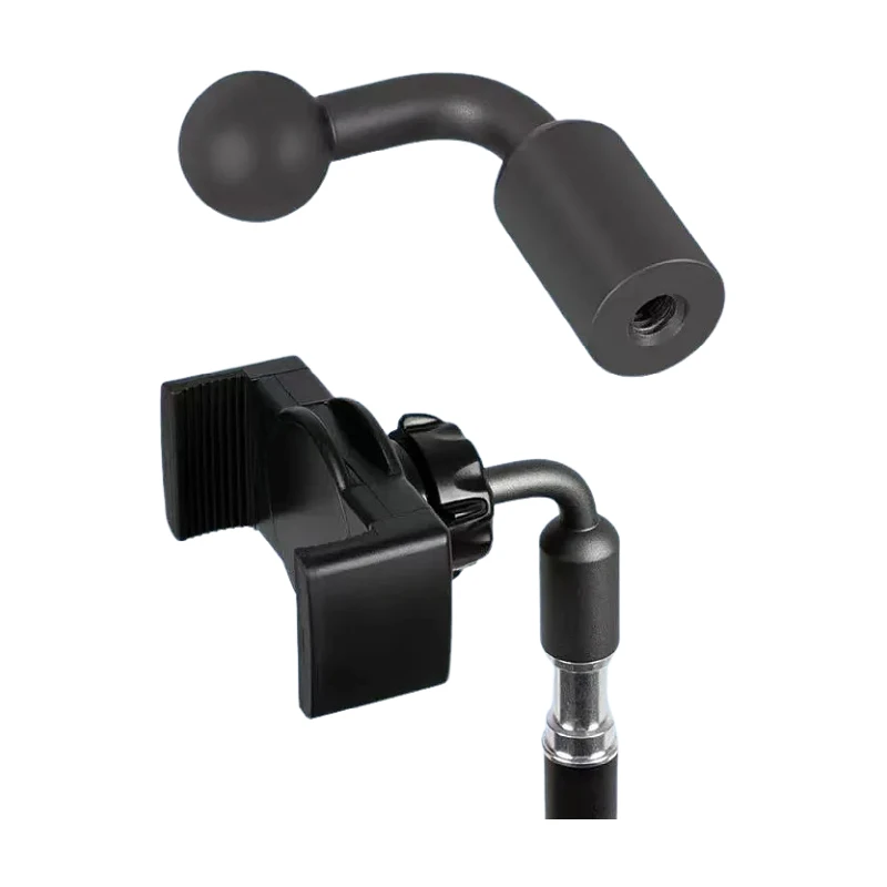 1 stücke 17mm Kugelkopf Adapter für Telefon Tablet GPS Navigator Halterung Halter 1/4 Gewinde auf 17mm Kugelkopf stativ Mount Stecker – Detail 8