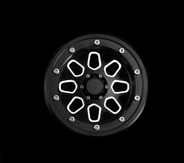 4pcs D1RC 2.2 Inch Sunflower Beadlock Wheel Rim For 1:10 1:8 Traxxas TRX-4 TRX4 RC4WD D90 D110 TF2 Axial SCX10 90046