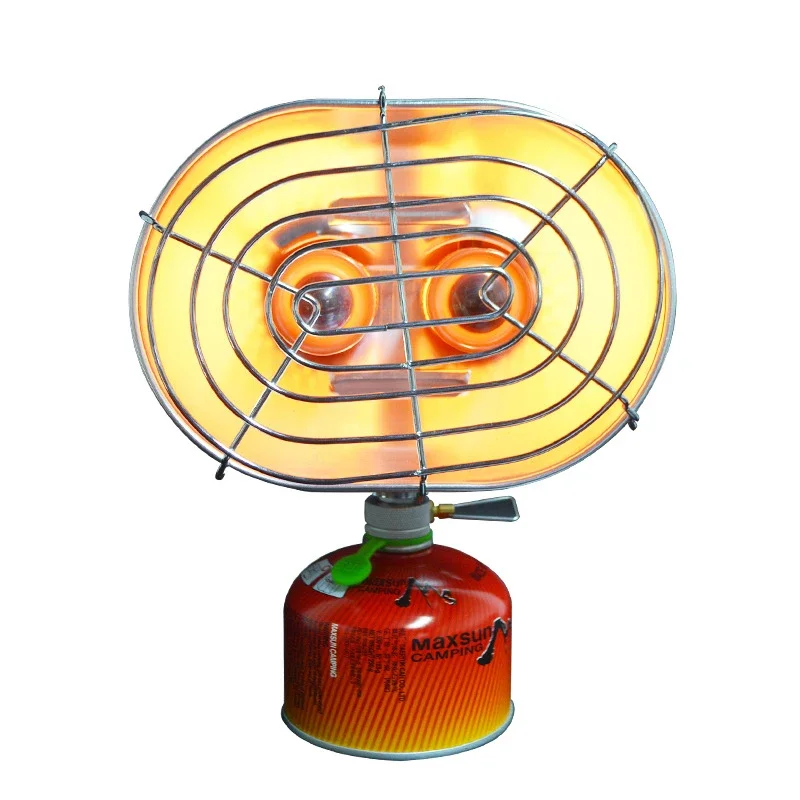 BRS-H22 Double Head Outdoor Heating Furna Outdoor camping Heating Artifact Por small sun 1050W combustion