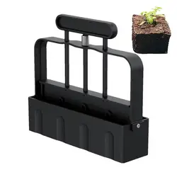 Handheld Seedling Solo Block Maker Garden Prep Seedling Making Bloqueador de solo Ferramentas de jardinagem Nursery Block Maker